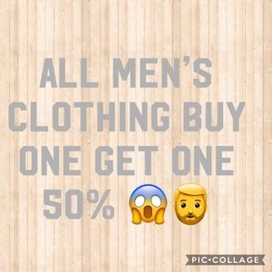 Buy One Get One 50% off Men’s
